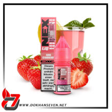 پاد سالت نکس آکوا توت فرنگی Pod Salt NEX LIQ Aqua Strawberry با طعمی ملایم و خنک از توت‌فرنگی تازه، در بطری ۳۰ میلی‌لیتری با نیکوتین ۲۵ و ۵۰ میلی‌گرم عرضه شده است